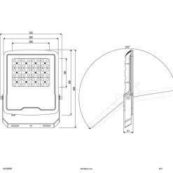 EVN Udendørs Spot > Panthera udendørs LED-spot IP65 150W 4.000K