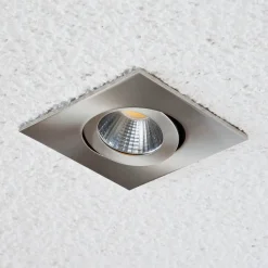 Indbygningsspots ^ EVN PC20 Indbygget kantet fasedimmer 3000K stål