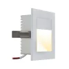 EVN Indbygningsspots > P2170 LED-vægindbygningslampe, 3.000 K, sølv