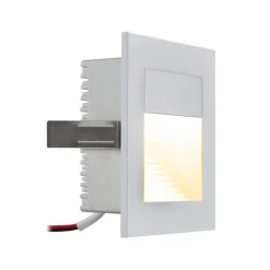 EVN Indbygningsspots > P2170 LED-vægindbygningslampe, 3.000 K, sølv