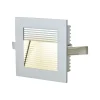 Indbygningsspots ^ EVN P2140 LED-vægindbygningslampe, 3.000 K, alu