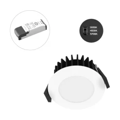 EVN Loftlamper|Indbygningsspots > Solido68 LED indbygget loftslampe 7W hvid