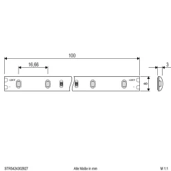 EVN Led Strips > STR5424 LED-stripe IP54 5 m 24 W 2.700 K
