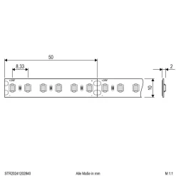 EVN Led Strips > STR2024 LED-stripe IP20 5 m 72 W 4.000 K