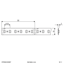 EVN Led Strips > STR2024 LED-stripe IP20 5 m 72 W 2.700 K