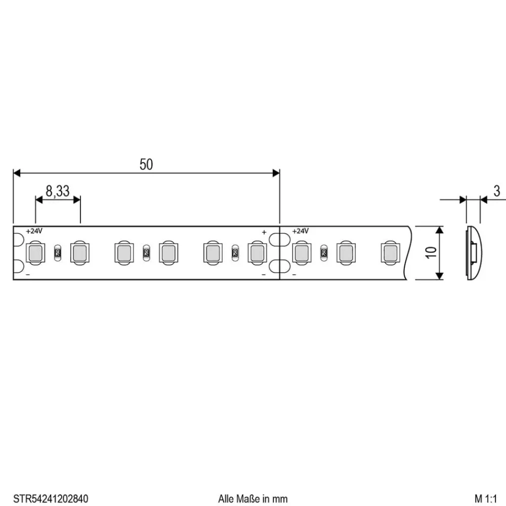 EVN Led Strips > STR5424 LED-stripe IP54 5 m 72 W 4.000 K
