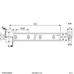Led Strips ^ EVN STR6724 LED-strip, 5 m, 24 W, 4.000 K, IP67