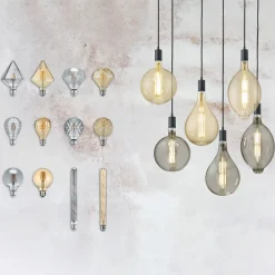 Trio Lighting Filament Pære > E27 4 W 2.700K Diamant LED-pære, ravgul