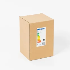 Dæmpbar Led-Pære|Filament Pære ^ Lucande E27 3,8W LED-pære G95, 2700K, 340lm, riller ravfarvet
