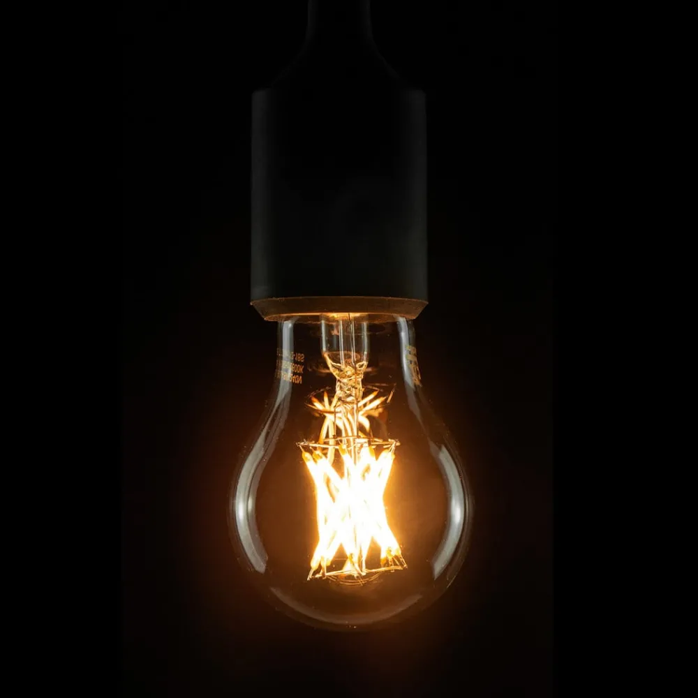 SEGULA Dæmpbar Led-Pære|Filament Pære > E27 7 W 927 LED-pære i kulfiberlook, klar