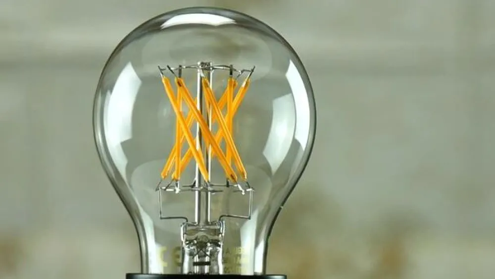SEGULA Dæmpbar Led-Pære|Filament Pære > E27 7 W 927 LED-pære i kulfiberlook, klar