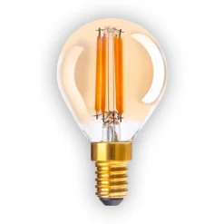 Dæmpbar Led-Pære|Filament Pære ^ Näve E14 3,9 W 313lm LED-pære varmhvid kan dæmpes 5 stk