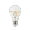 Dæmpbar Led-Pære|Filament Pære ^ Lucande E27 3,5W topforspejlet LED-pære A60, 2700K sølv