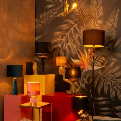 Lucide Gulvlamper|Gulvlamper > Extravaganza Chimp gulvlampe, guld mat/sort