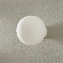 Fabbian Væg- Og Spejllamper > Lumi Sfera væglampe i glas, Ø 14 cm