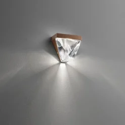Fabbian Væglamper > Tripla - krystal-LED-væglampe, bronze