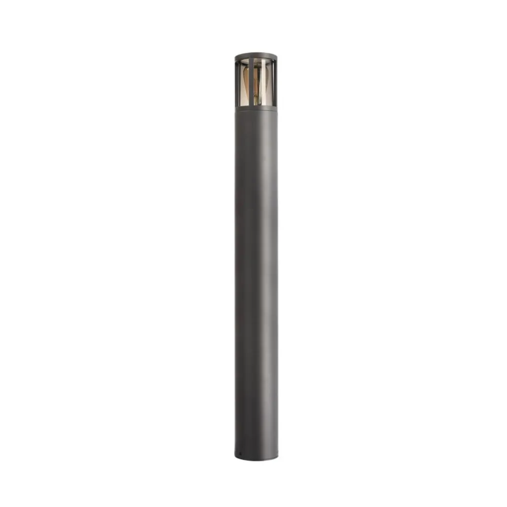 Deko-Light Gadebelysning > Facado II vejlampe, højde 100 cm, grå/røget, Ø 11 cm IP65