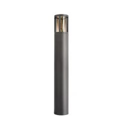 Deko-Light Gadebelysning > Facado II vejlampe, højde 65 cm, grå/røget, Ø 11 cm, IP65