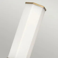 Quintiesse Væg- Og Spejllamper > Facet Single LED-væglampe til bad 3.000 K, messing