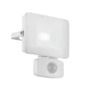 EGLO Væglampe Med Sensor|Udendørs Spot > Faedo 3 udendørs LED-spot med sensor, hvid, 10 W