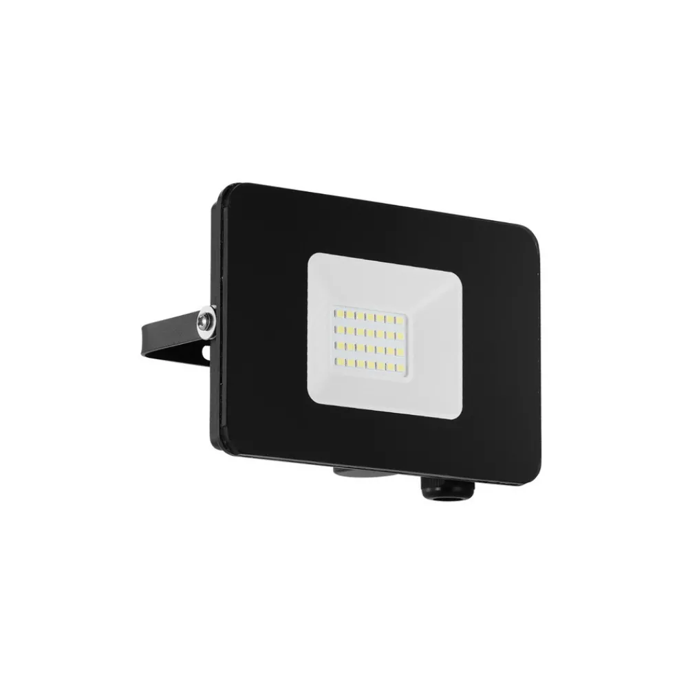 EGLO Udendørs Spot > Faedo 3 udendørs LED-spot, sort, 20 W