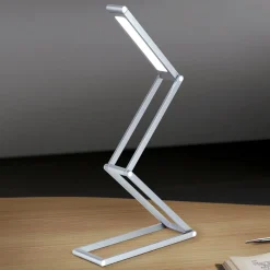 ORION Gang|Bordlamper > Falto LED genopladelig bordlampe, antracit, aluminium, justerbar