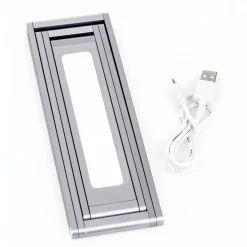 ORION Gang|Bordlamper > Falto LED genopladelig bordlampe, antracit, aluminium, justerbar