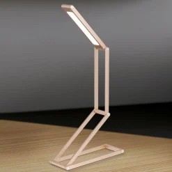ORION Gang|Bordlamper > Falto LED genopladelig bordlampe, guldfarvet, aluminium, justerbar