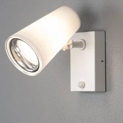 Konstsmide Væglampe Med Sensor > Fano udendørs LED-vægspot, med bevægelsessensor