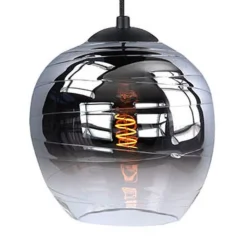 HighLight Lampeskærme > Fantasy Apple lampeskærm, røgfarvet grå, Ø 22 cm, glas