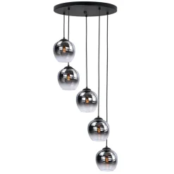HighLight Lampeskærme > Fantasy Apple lampeskærm, røgfarvet grå, Ø 22 cm, glas