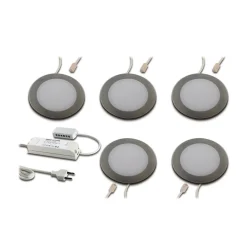 Hera Underskabsbelysning > FAR 58 integreret LED-møbellys, 5 stk, 3 W 4.000 K