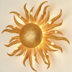 Holländer Væglamper > Fascinerende SONNE GOLD væglampe 45 cm