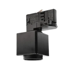 Skinnesystem ^ Deko-Light 3-fase skinne D Line stikadapter, sort, 1380 W