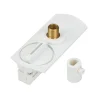Skinnesystem ^ SLV 1-faset adapter til pendellampe, hvid