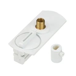 Skinnesystem ^ SLV 1-faset adapter til pendellampe, hvid