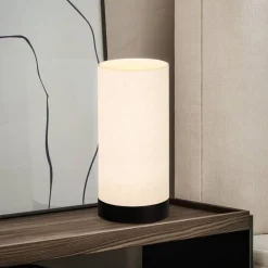 EGLO Bordlamper > Feniglia bordlampe med hørskærm, natur
