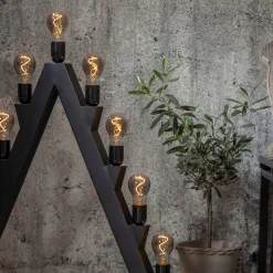 STAR TRADING Filament Pære > Filamentpære A60 E27 3W 1800K røgfarvet glas