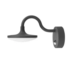 Lucande Væglampe Med Sensor|Terrassebelysning > Finny - LED-udendørsvæglampe med bevægelsessensor