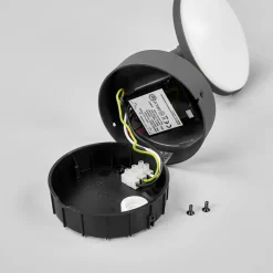 Lucande Væglampe Med Sensor|Terrassebelysning > Finny - LED-udendørsvæglampe med bevægelsessensor