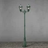 Lygtepæle ^ Konstsmide Firenze lygtepæl, 2 lyskilder, grøn