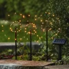 STAR TRADING Dekorationsbelysning|Solcellelamper > Firework LED-solcellelampe i sæt med jordspyd