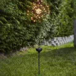 STAR TRADING Solcellelamper > Firework LED-solcellelampe med jordspyd, 100 cm