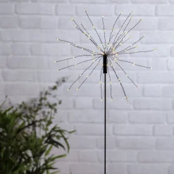 STAR TRADING Solcellelamper > Firework LED-solcellelampe med jordspyd, 100 cm