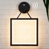 Lucande Væglampe Med Sensor|Væglamper > Firkantet LED-væglampe Mirco med bevægelsessensor