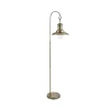 Gulvlamper|Gulvlamper ^ Searchlight Fisherman gulvlampe, metal, antik messingfarve, E27, 161 cm