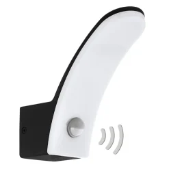 Væglampe Med Sensor ^ EGLO Fiumicino udendørs LED-væglampe med sensor