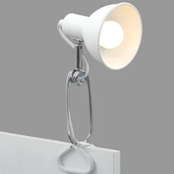 Briloner Bordlamper > Fix-klemmelampe, metalskærm, hvid