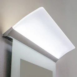 Væg- Og Spejllamper|Væglamper ^ Ebir Flad LED-spejllampe Angela, IP44, 50 cm