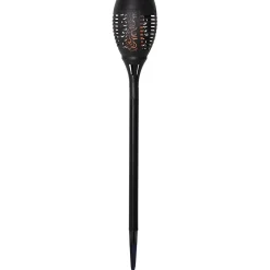 STAR TRADING Dekorationsbelysning|Solcellelamper > Flame solcelle LED-lampe m. jordspyd, sæt m. 2 stk